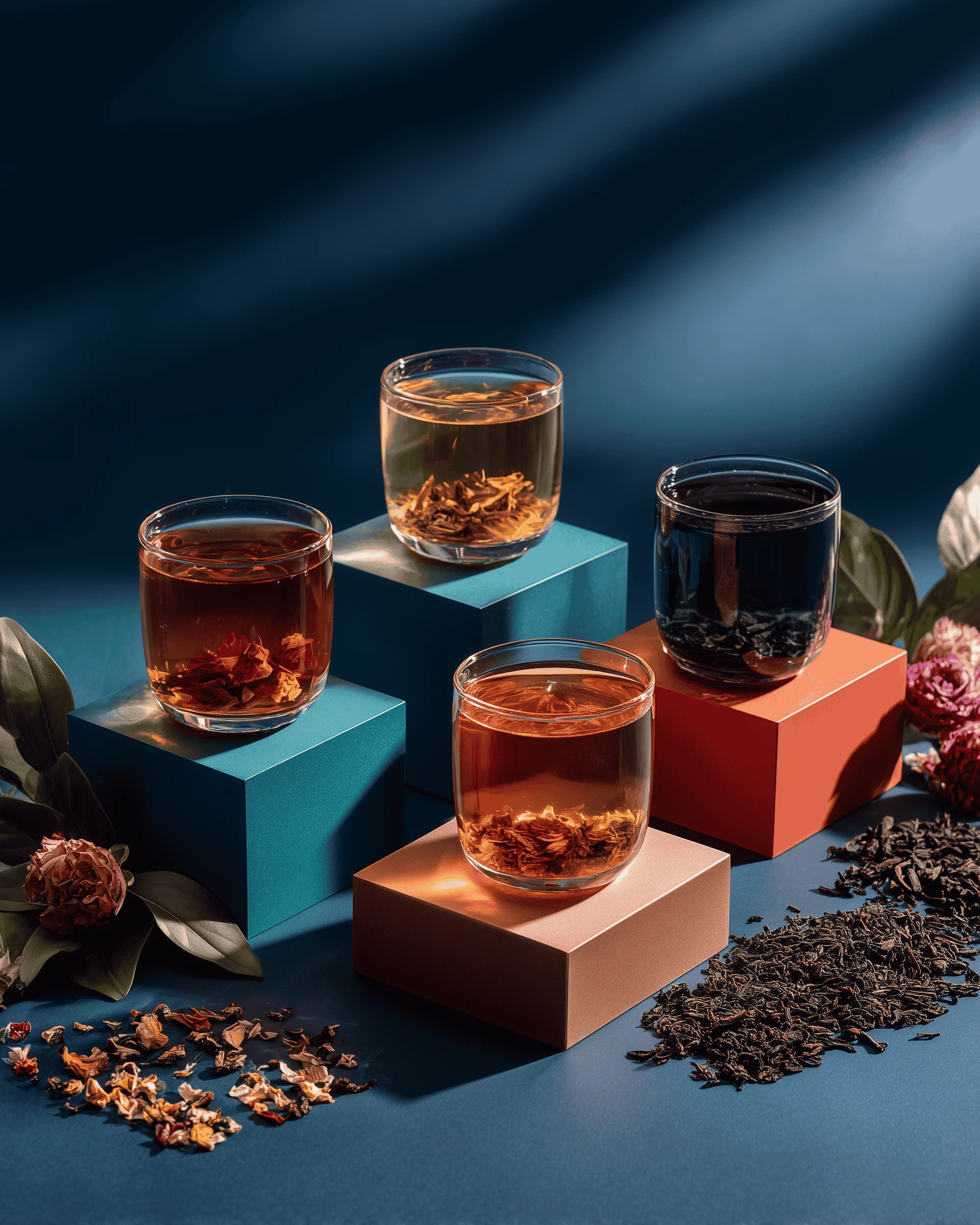 The Comfort of Chamomile: A soothing herbal tea renowned for its relaxing effects and delicate floral aroma.